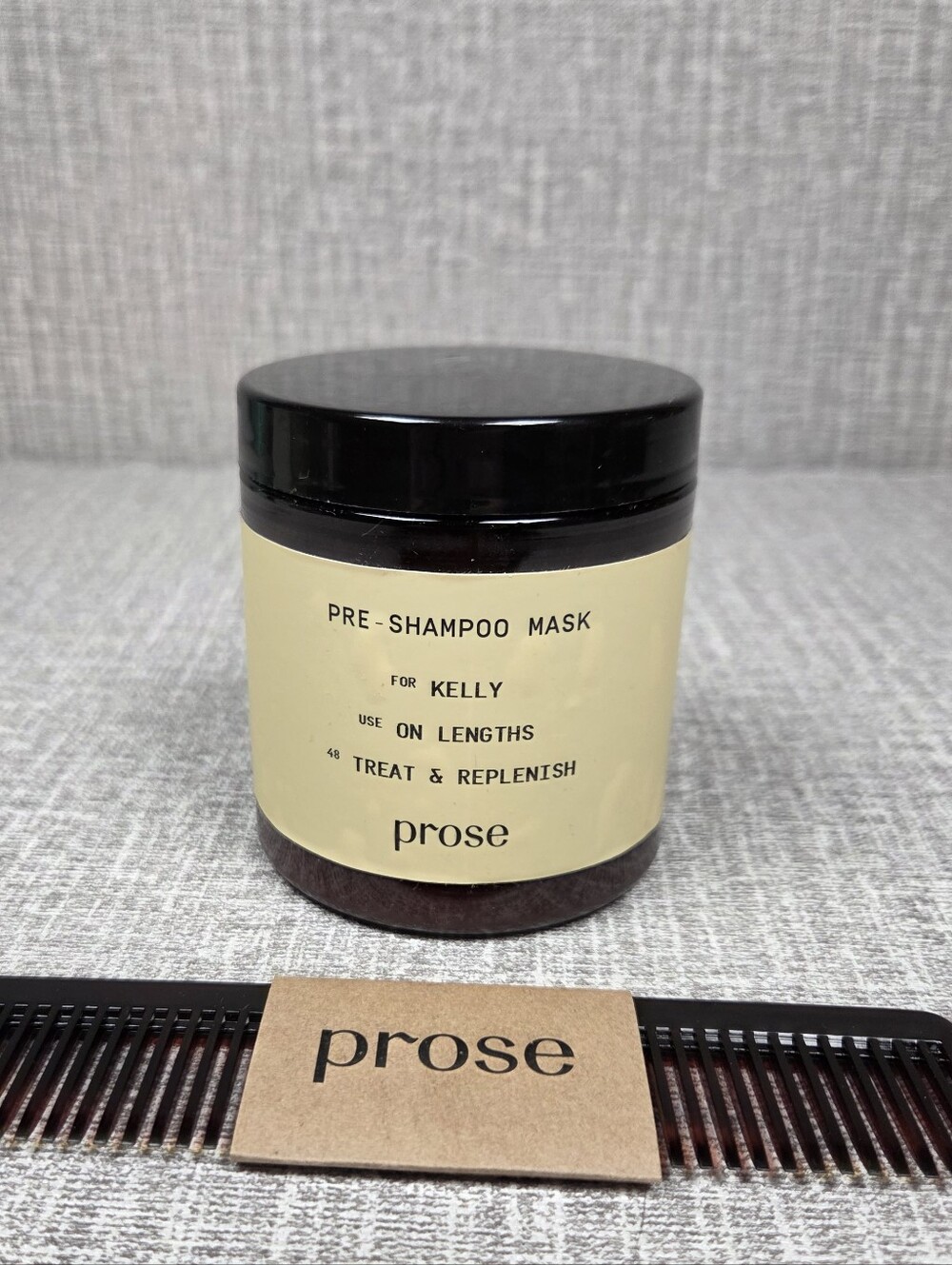 PROSE NEW Custom Pre-Shampoo Hair Mask & Comb Treat & Replenish 8.5 FL OZ